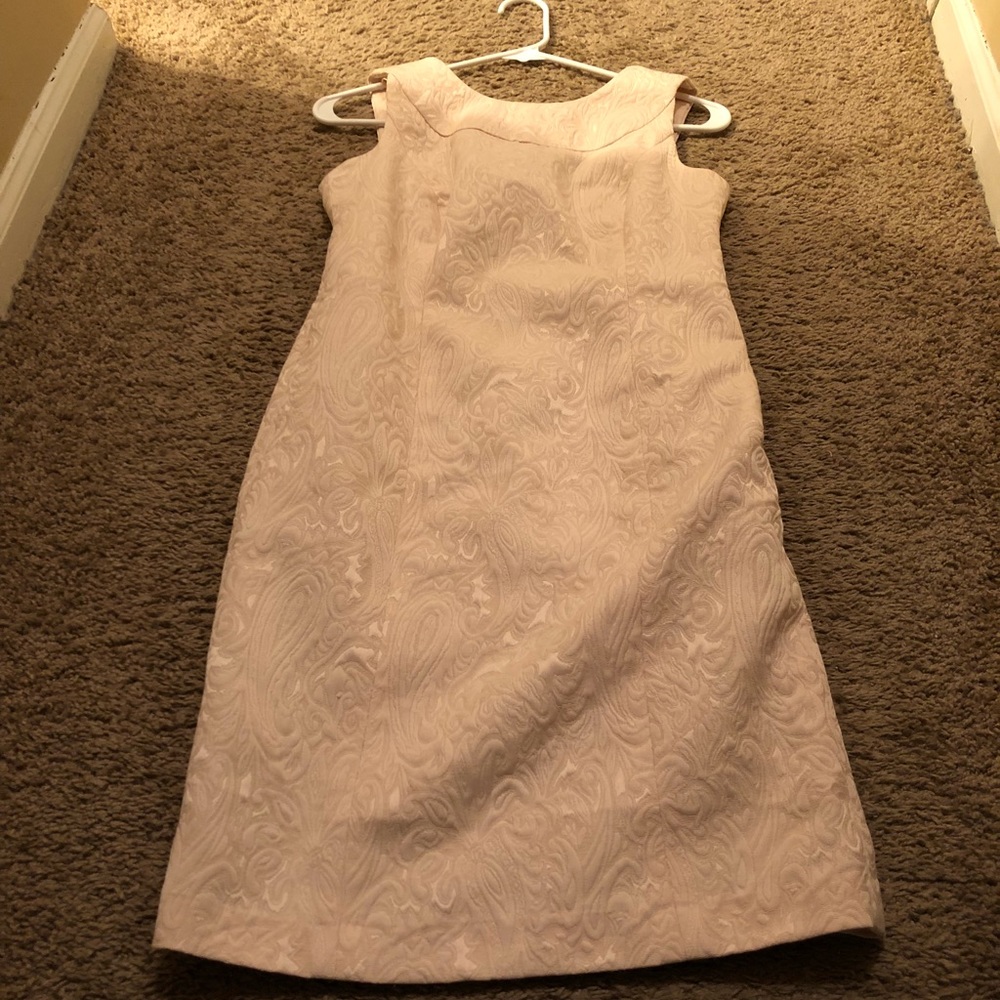 Talbots Brand Cream colored mini dress
